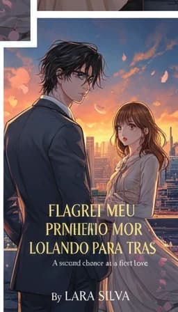 Flagrei meu primeiro amor olhando para trás