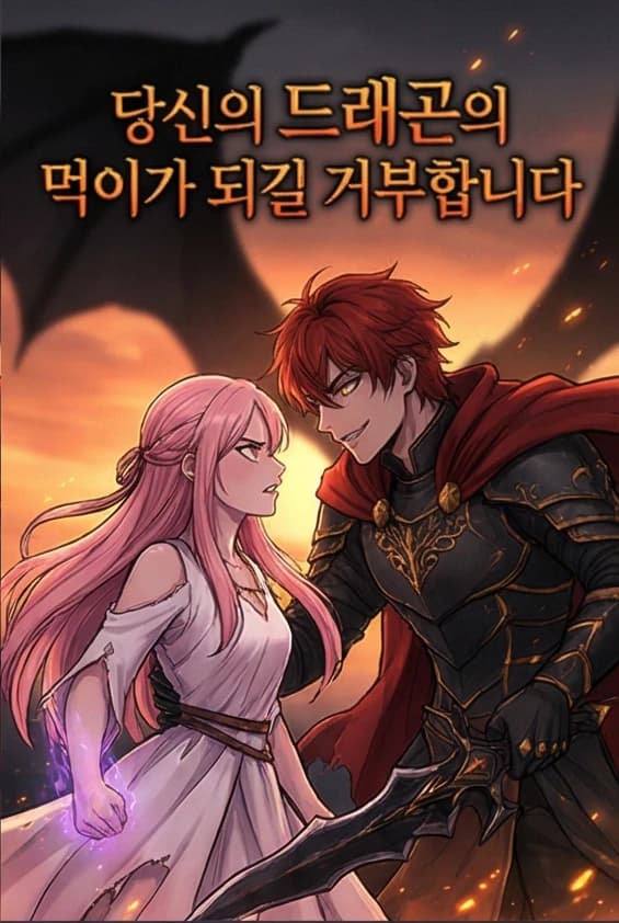 당신의 드래곤의 먹이가 되길 거부합니다