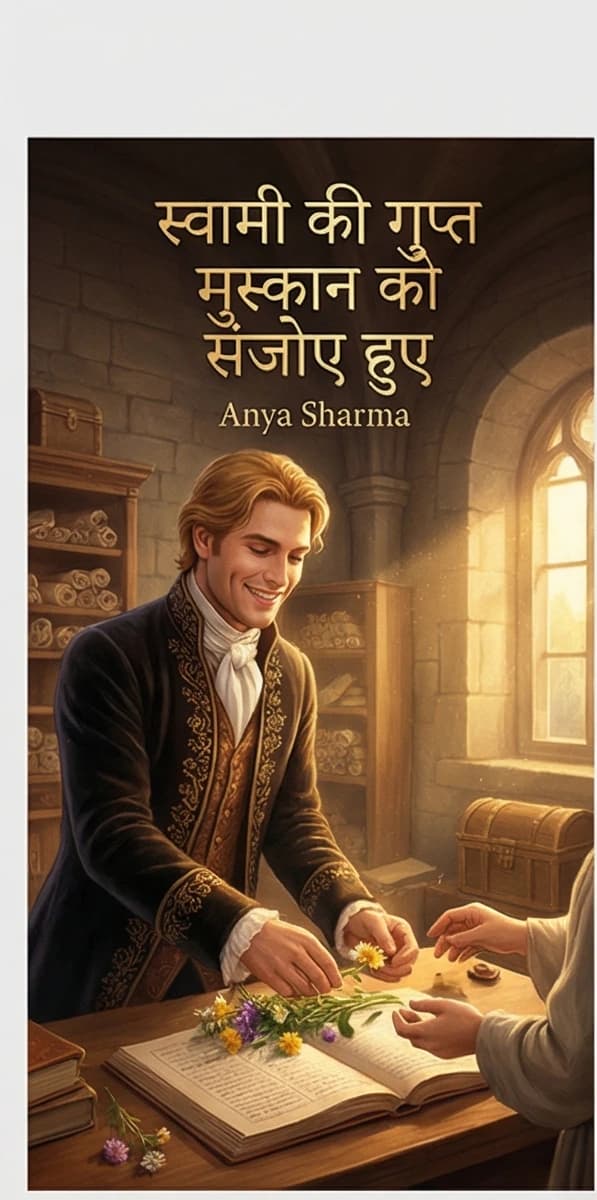 स्वामी की गुप्त मुस्कान को संजोए हुए