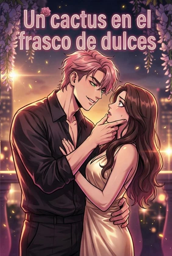 Un cactus en el frasco de dulces