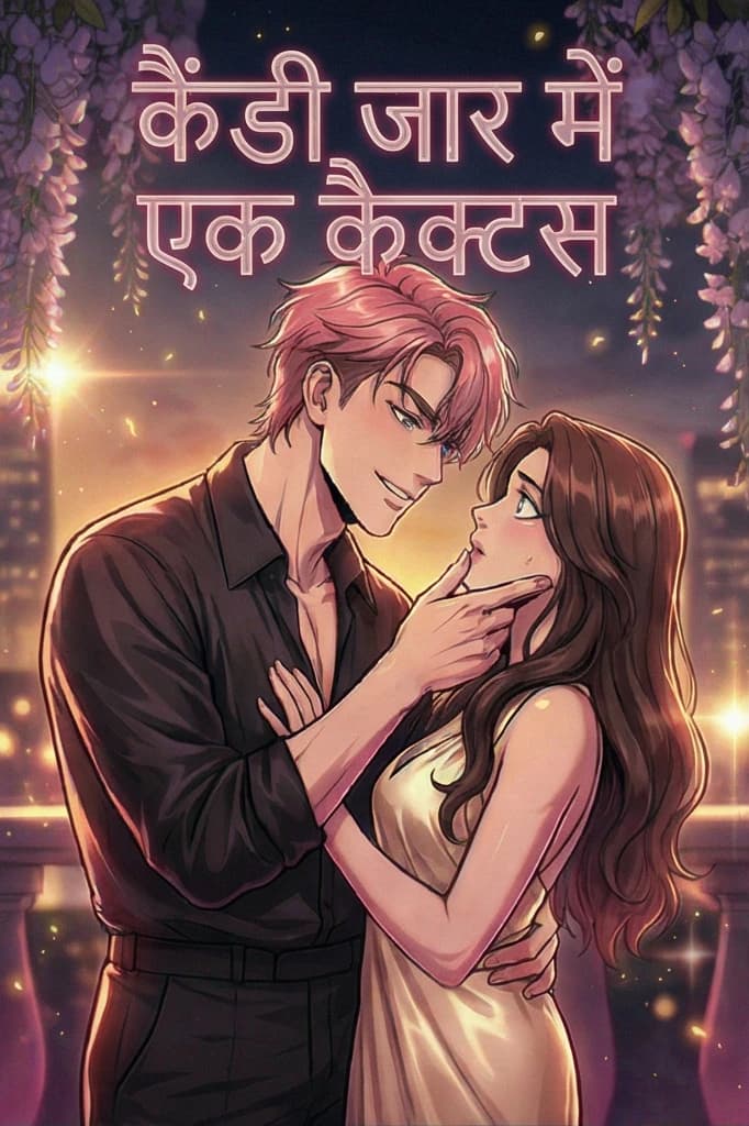 कैंडी जार में एक कैक्टस