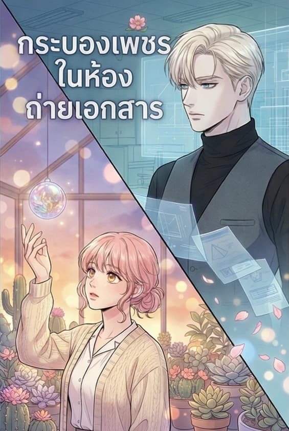 กระบองเพชรในห้องถ่ายเอกสาร