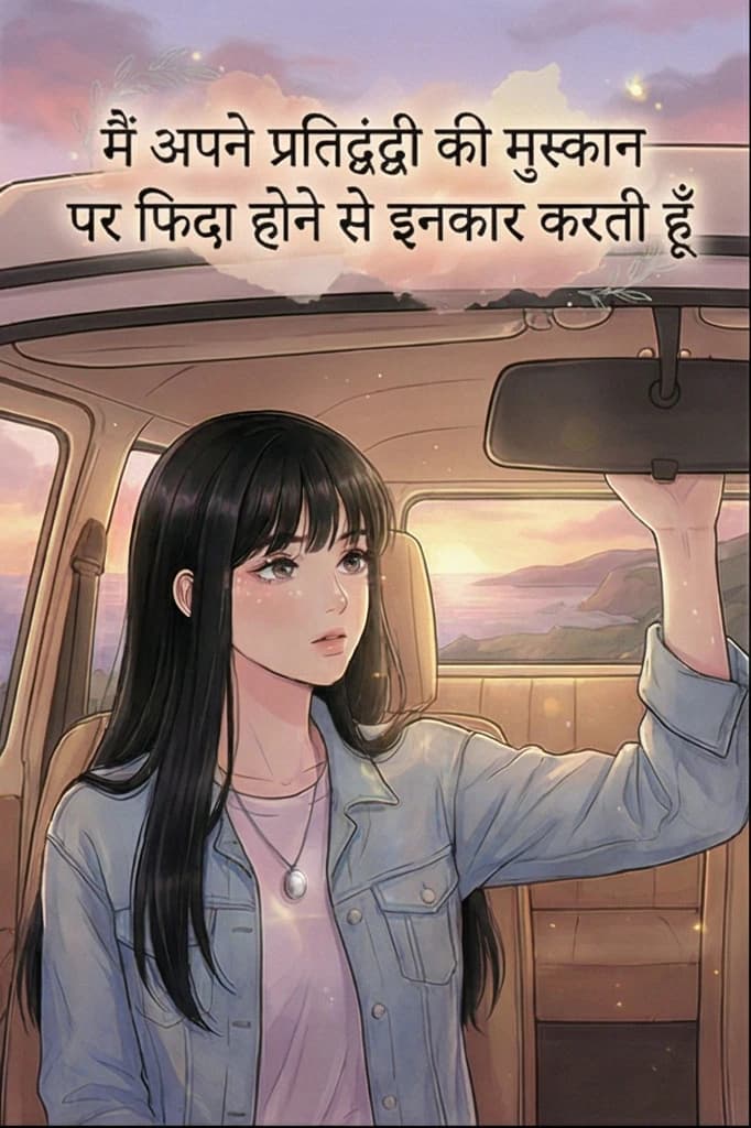 मैं अपने प्रतिद्वंद्वी की मुस्कान पर फिदा होने से इनकार करती हूँ